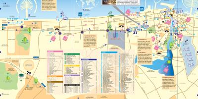 Gold Souk Dubaj zemljevid