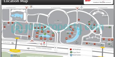 Zemljevid Dubaj internet mesto