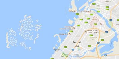 Karama Dubaj zemljevid