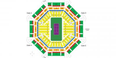 Zemljevid Dubaj teniški stadion