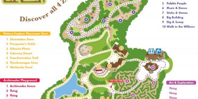 Zemljevid Odkritje Vrtovi Dubaj
