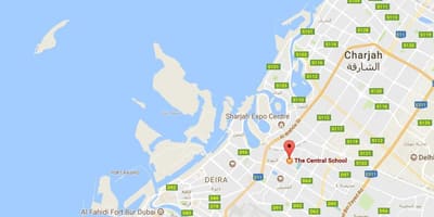 Zemljevid srednje šole Dubaj
