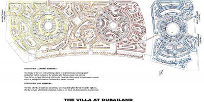 Villa Dubaju, zemljevid z lokacijo